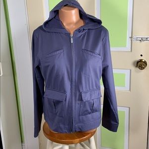 Lithic hoodie jacket lots of pockets XL smoke blue